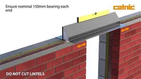 steel box lintel installation|installing a lintel brick wall.